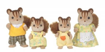 SYLVANIAN FAMILIES Sylvanian famille ecureuil roux gris