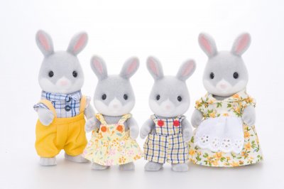 SYLVANIAN FAMILIES Sylvanian famille lapin gris new