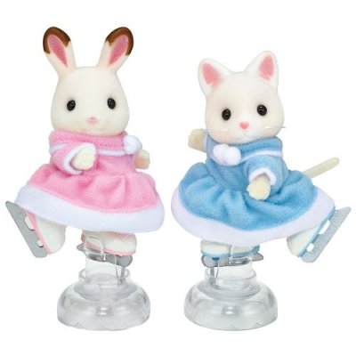 SYLVANIAN FAMILIES Sylvanian family 4108 : les amies patineuses