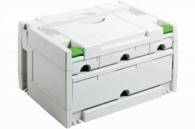 FESTOOL Systainer SYS 3-SORT/4  - 4 tiroirs - 491522