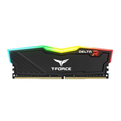 TEAM GROUP T-Force Delta RGB - 2 x 8 Go - DDR4 3600 MHz CL 18 - Noir