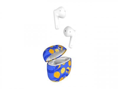 TNB T'nB Exclusiv - LEMON - &eacute;couteurs sans fil avec micro - intra-auriculaire - bleu, jaune