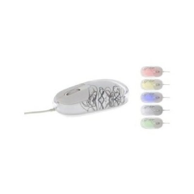 TNB T'nB LUMY - Souris - optique - 2 boutons - filaire - USB - blanc 