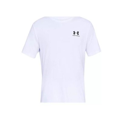 UNDER ARMOUR T-shirt  Sportsyle Left Chest manche courte blanc - L