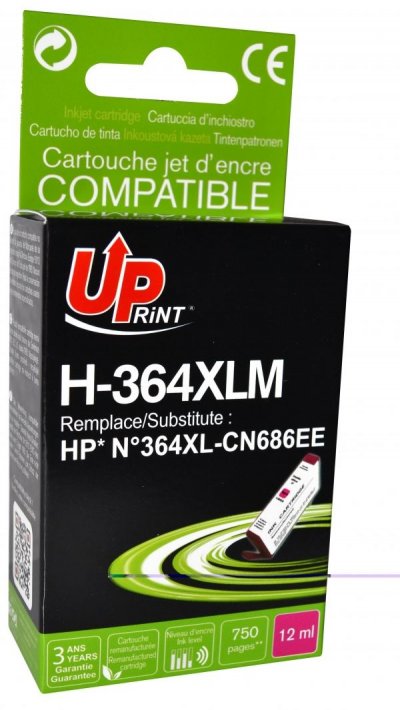 UPRINT T3AZUR HJ364XLMUP cartouche d'encre 1 pi&egrave;ce(s) Magenta