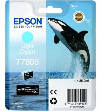 EPSON T7605 ORQUE CYAN CLAIR