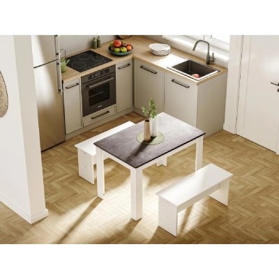 Table &agrave; Manger B&eacute;ton 111 x 70 x 73,4 cm, 2280A2198X00