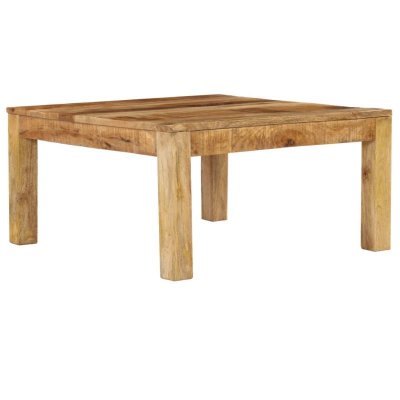 Table basse 80x80x40 cm Bois de manguier massif vidaXL - N/A