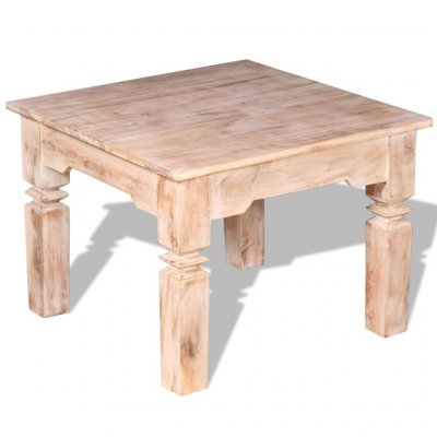 Table basse Bois d'acacia 60 x 60 x 45 cm Vidaxl Marron