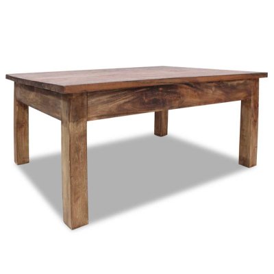 Table basse Bois de r&eacute;cup&eacute;ration massif 98 x 73 x 45 cm Vidaxl Brun