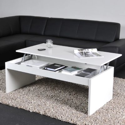 Table basse DARWIN 120x60cm / Blanc