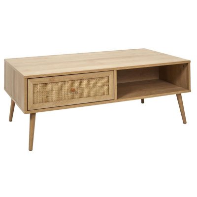 Table Basse En Bois ""bali"" 110cm Naturel - Paris Prix Marron