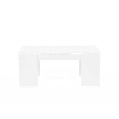 Table basse NEWTON 100x50cm / Blanc
