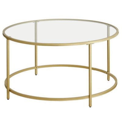 Table basse ronde VASAGLE Dor&eacute; LGT21G