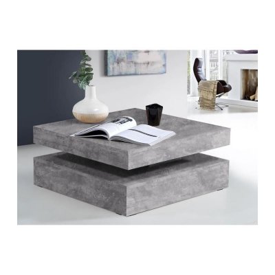 Table d'appoint Gris clair (78 x 78 x 35,4 cm)