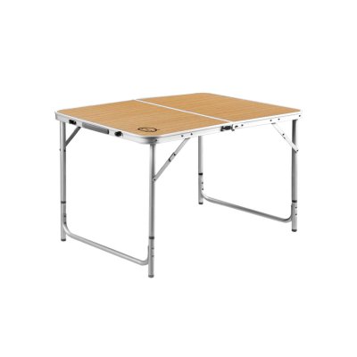 O CAMP Table de camping pliable 6 places - O'Camp - Forme valise - Dimensions : 120 x 60 x 70 cm