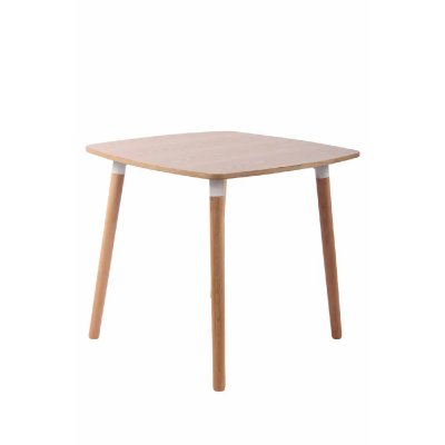 Table de cuisine table d'appoint en bois couleur nature hauteur 75 cm TAB10028