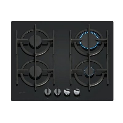 NEFF Table de cuisson &agrave; gaz 59cm 4 feux noir 7500w noir -  - T26PIP4S0