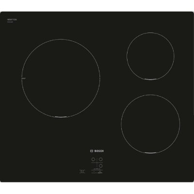 BOSCH Table de cuisson &agrave; induction 60cm 3 feux 4600w - puc611aa5e - 