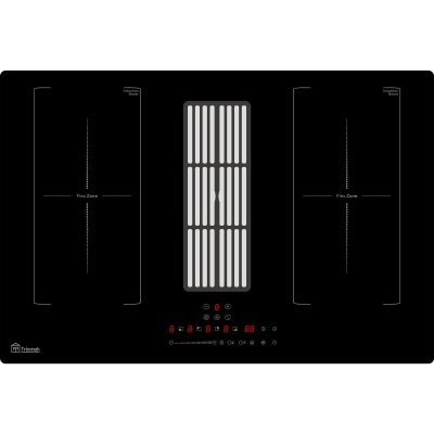 TRIOMPH Table de cuisson aspirante  80 cm TRCPIDA8000B (kit recyclage inclus)