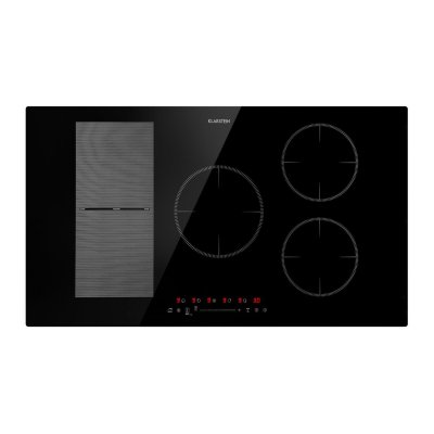 KLARSTEIN Table de cuisson - Delicatessa 90 Hybrid - Plaque vitroc&eacute;ramique - 7400W - Minuterie - Noir