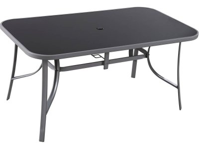 HABITAT ET JARDIN Table de jardin ""Cordoba"" - Phoenix - 6 places - Argent&eacute;