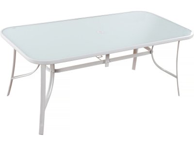 HABITAT ET JARDIN Table de jardin ""Cordoba"" - Phoenix - 8 places - Blanc