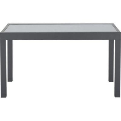  Table de jardin e tensible rectangulaire 6 a 10 personnes Structure aluminium Plateau ve