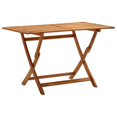 VIDAXL Table de jardin pliable 120x70x75 cm Bois d'acacia massif  n/a