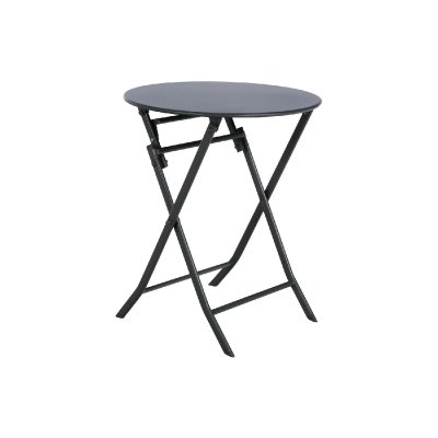 HESPERIDE Table de jardin ronde Greensboro &oslash; 60 cm Graphite - Hesp&eacute;ride - Gris