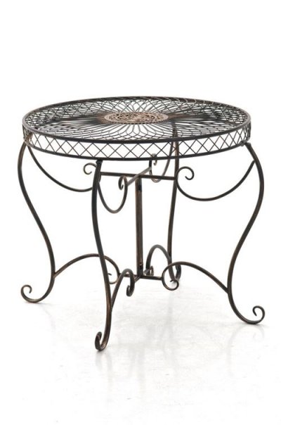 CLP Table de jardin Sheela en fer forg&eacute; , Bronze