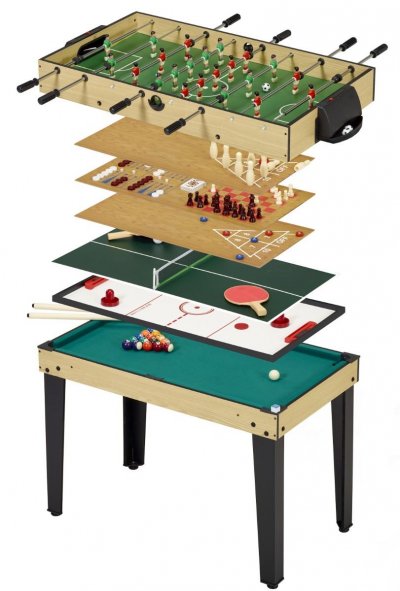 KANGUI Table de jeux 10 en 1 pour enfants