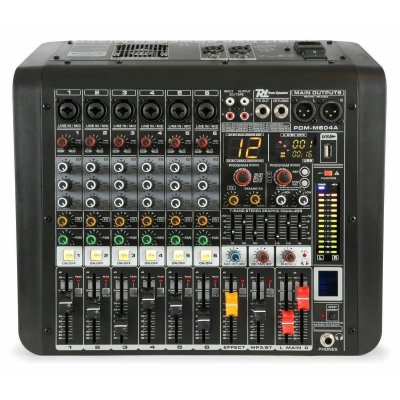 POWER DYNAMICS Table De Mixage Amplifi&eacute;e 6 Canaux - Pdm-m604a