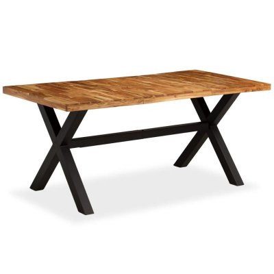 VIDAXL Table de salle &agrave; manger bois d'acacia et manguier 180x90x76 cm 245640