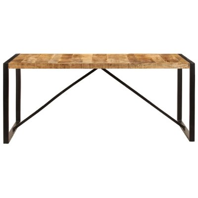 Table de salon salle &agrave; manger design 180 cm bois de manguier solide 0902278
