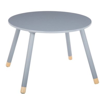 ATMOSPHERA Table douceur gris pour enfant en bois &oslash;