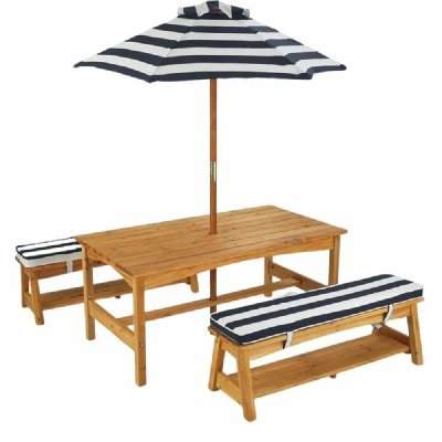 KIDKRAFT Table et banc de jardin
