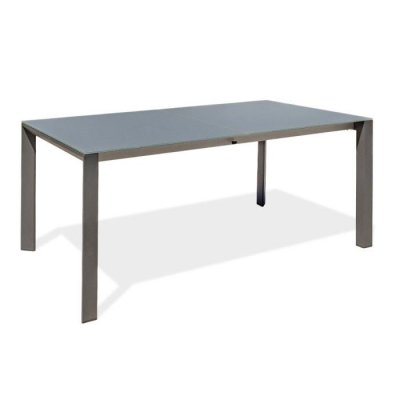 PARIS PRIX Table Jardin Honfleur 250x100cm Gris Anthracite