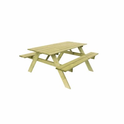 GARDIUN Table pique-nique en bois pour 6 personnes Essential 