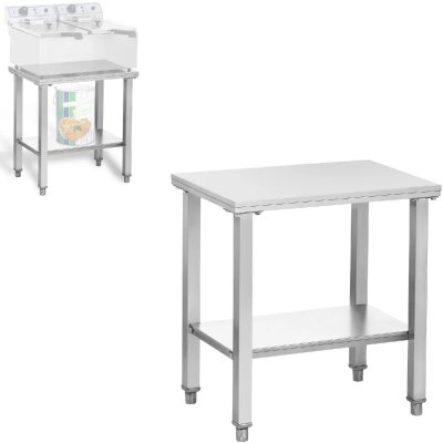 ROYAL CATERING Table pour friteuse - 62 x 42 cm