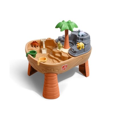 STEP 2 Table sable et eau Dino Dig Step2