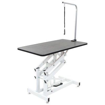 VIDAXL Table Toilettage Ajustable Hydraulique pour Chiens Chats Animaux