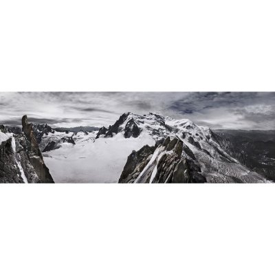  Tableau sur toile domaine du mont blanc 30x97 cm 611174