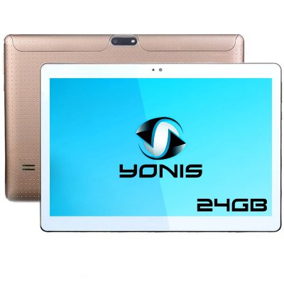 YONIS Tablette 10 Pouces 3G Android 5.1 Lollipop Dual Sim Quad Core Bluetooth 24 Go Or -  