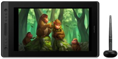 HUION Tablette graphique  Kamvas Pro 16 LCD 15.6"" Gris fonc&eacute;