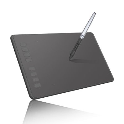 YONIS Tablette Graphique Windows Mac Os Palette Micro USB Stylo Sans Pile 5080 Lpi