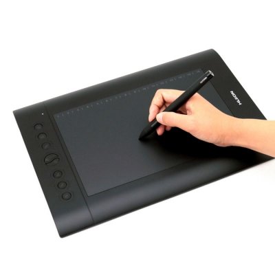 YONIS Tablette Graphique Windows Mac USB Dessin Jeu &Eacute;dition 6 Touches Personnalisables -  