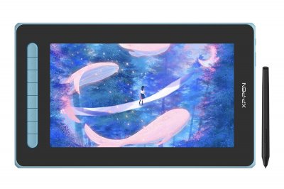 XP PEN Tablette Graphique - XPPen - Artist 12 2nd Generation avec Stylet X3 - Bleu