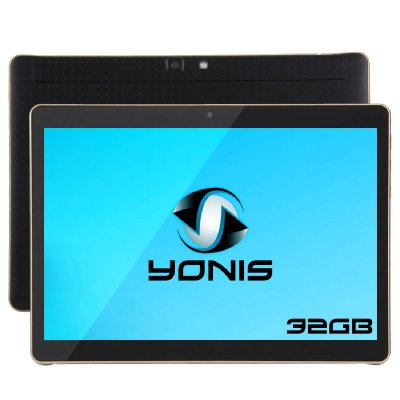 YONIS Tablette Tactile 10 Pouces 3G Android Octacore 2.6Ghz 32 Go Double Sim Noir + SD 8Go