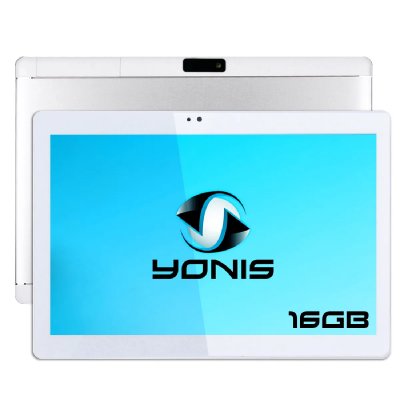 YONIS Tablette Tactile 4G 10 Pouces Android 7.0 GPS Bluetooth 2Go + 16Go + SD 64Go